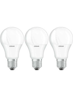 Osram Led Value 8;5W Sarı Işık E-27 806lm Ampul 3 lü Paket
