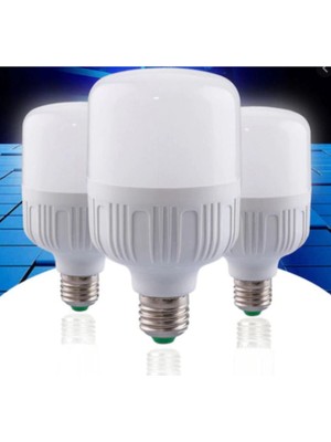 Proich  50 Watt Torch Ampul Büyük Boy Beyaz Işık Smd LED Tasarruflu E27 Normal Duy 230MM*135MM 3 Adet