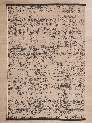 Enva Home Şönil Halı Kilim Makinede Yıkanabilir Yumuşak ve Konforlu Kaydırmaz Taban Bej