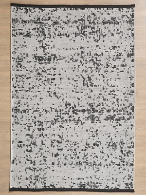 Enva Home Şönil Halı Kilim Makinede Yıkanabilir Yumuşak ve Konforlu Kaydırmaz Taban Gri