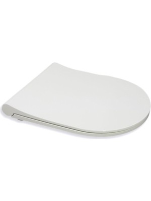 Aqua Bagno Thin Beyaz Yavaş Kapanan Klozet Kapağı – Duroplast - Yavaş Kapanan | 90.99.50.23