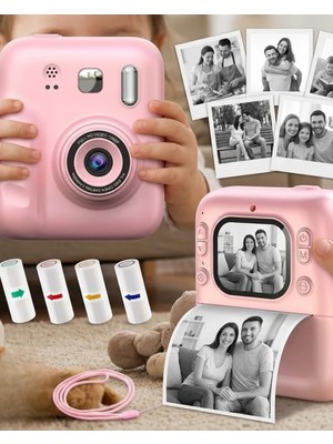 Mestore Y300H Printer Kamera Pembe