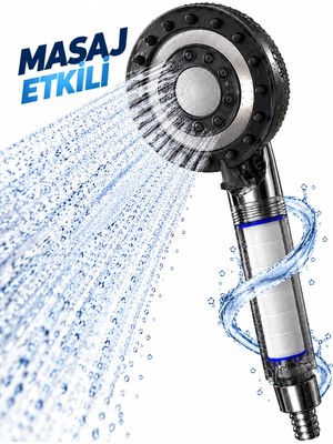 GIGA Filtreli Duş Başlığı Masaj Etkili