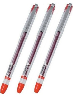 Dong-a My Gel 0.5mm Kırmızı İnce Iğne Uçlu Jel Kalem 3 Adet Renkli Yazım İçin