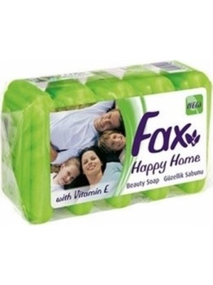 Yeşil Kokuya Sahip Fax Happy Home Güzellik Sabunu 5'li Paket E Vitamini İçerir