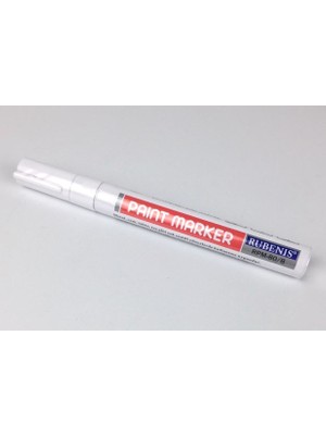 Rubenis Paint Marker Beyaz Rötuş Kalemi Metal Malzeme ile Özel Özellikler Sunar