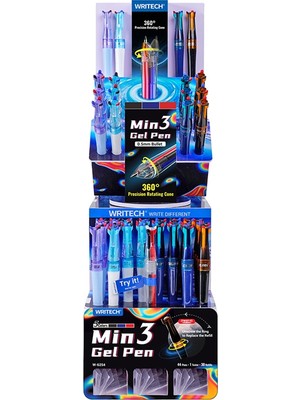 Writech Wrıtech W-6254 Mın3 0,5mm Jel Kalem - 46'lı Dısplay