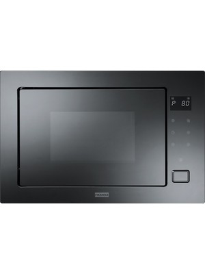 Franke Ankastre Mikrodalga FMW 250 CR C 25 L 1000 W Güçlü Izgara Özellikli Siyah Fırın