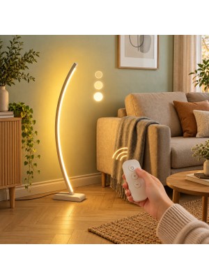 Vilinze Jedi Ahşap LED Dekoratif Ayaklı lambader