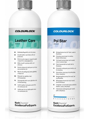 Koch Chemie Deri Temizlik ve Bakım Seti (Pol Star+Leather Care) 1lt.