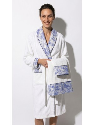 Minteks After Bath Toile Country 3’lü Kadın Bornoz Seti