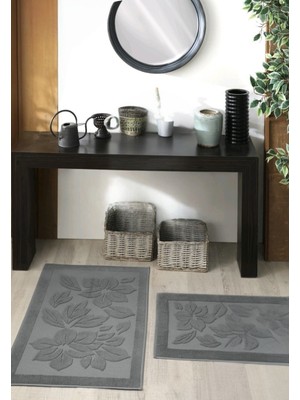Derya %100 Pamuk Banyo 2'li Paspas Seti 50X70 cm ve 60X95 cm