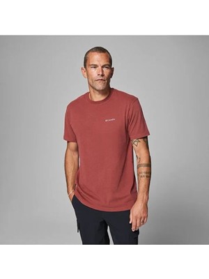 Columbia Csc Basic Slogo Brushed Erkek Kısa Kollu T-Shirt CS0282