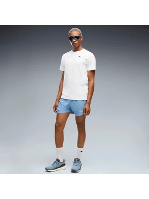 Puma Erkek Beyaz Puma M Run Nitro Graphic Tee Beyaz Erkek T-Shirt