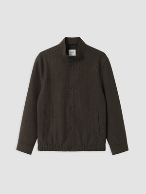 Lc Waikiki Yeni Sezon Kahverengi Regular Fit Dik Yaka Erkek Ceket