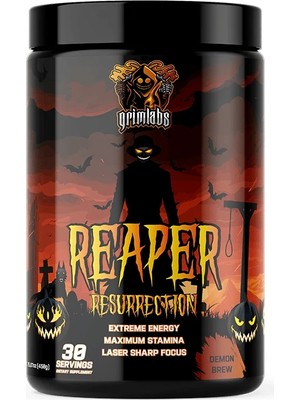 GRIMLABS Reaper Resurrection Demon Brew 30 Servings Pre-Workout Grim Labs