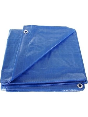 Akçadırcı Plastik 3x5 Metre Mavi Pullu Branda Çadır Hafif ve Taşınabilir Dış Mekan Kullanımı
