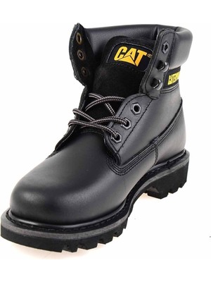 Cat Colorado Siyah %100 Deri Erkek Bot Bağcıklı Tasarım ile Konforlu Kış Kullanımı
