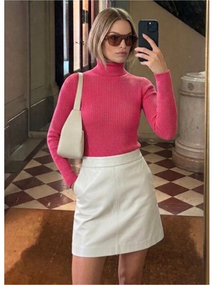 Onno Style Fitilli Balıkcı Yaka Basic Kazak