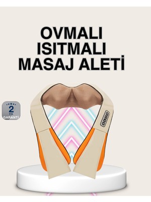 Astraltech Bel Omuz Boyun Masaj Aleti Ovmalı Isıtmalı Kas Yorgunluğu Giderici
