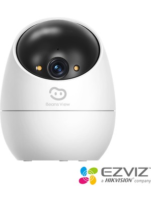 Beans View D210 2MP 1080P İç Mekan Wi-Fi Güvenlik Kamerası, Akıllı Hareket Algılama, Gece Görüşü, Çift Yönlü Ses (Ezviz Türkiye Garantili)