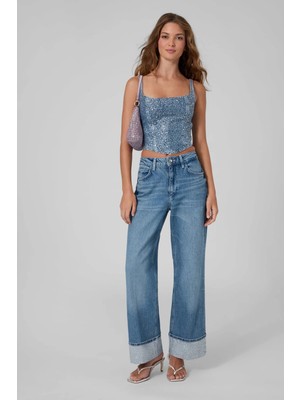 Guess Rey Kadın Palazzo Fit Jean