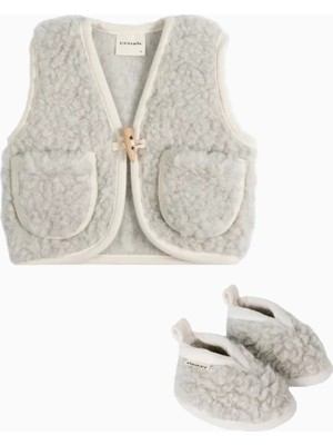 Binibamba Bınıbamba Cosy Knit %100 Merino Yün Bebek Hediye Seti