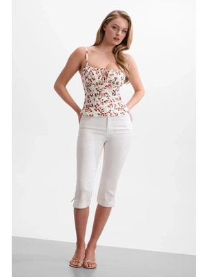 Guess Marilyn Gingham Büstiyer