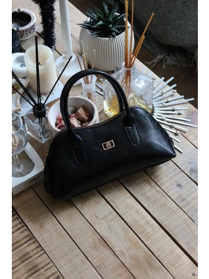 Moom Bag Kadın Acı Kahve Tutma Saplı Askılı Omuz Çantası