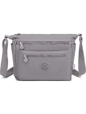 Smart Bags Krinkıl Gri Kadın Çapraz Askılı Çanta SMB1238