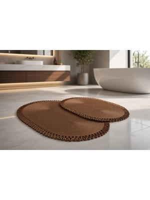 Nakkaş Home 2\'li Jüt Sahra Klozet Takımı 2li Oval