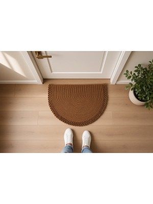 Nakkaş Home Kapı Önü Yarım Ay Jüt Paspası 50X70 Diğer