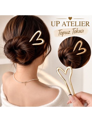 Up Atelier Kalpli Metal Topuz Tokası 13CM