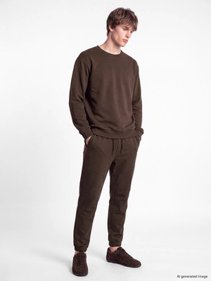 Lc Waikiki Yeni Sezon Kahverengi Regular Fit Erkek Jogger Pantolon