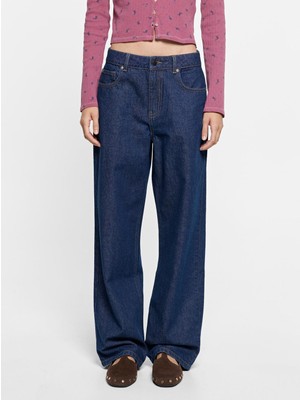 Parfois Kadın %100 Pamuk Denim Pantolon