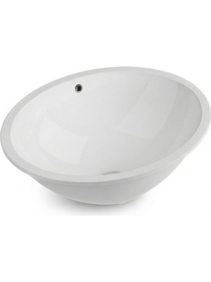 Quarter Bath Tezgah Altı Lavabo 49x39 Cm – Gömme Lavabo – Parlak Beyaz Seramik | 70sp25049