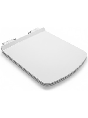 Ideal Standard Strada Z297702  Yavaş Kapanan Klozet Kapağı, Beyaz, Slim-Thin, Metal Menteşeli
