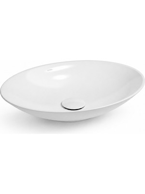 Isvea Sistema Y Tezgah Üstü Çanak Lavabo 51 Cm, Batarya Deliksiz Beyaz | 10SY65051