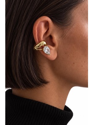 New Obsessions Damla Taşlı Elite Earcuff Kıkırdak Küpe