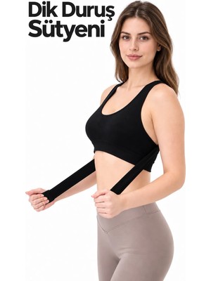 Sweet Sauna Toparlayıcı Dik Duruş Sütyeni Önden Kopçalı Sırt Destekli ve Şekillendirici Ayarlanabilir Iz Yapmaz