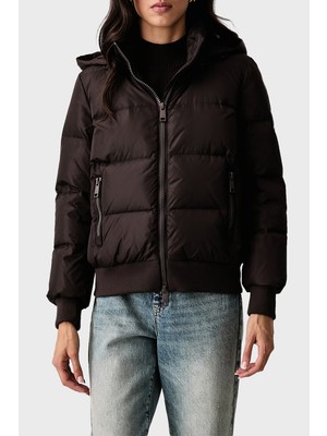 Armani Exchange Kapitoneli Regular Fit Kapüşonlu Yaka Mont Kadın Mont XW000228 AF12286 U6032