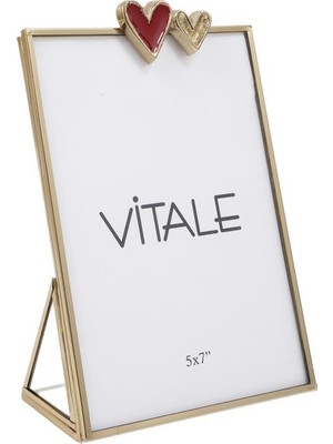 Vitale Elegant Altın Dikdörtgen Çerçeve 13X18X17CM