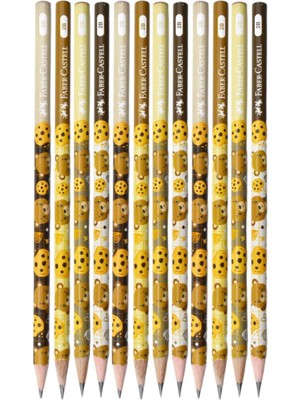 Faber-Castell Sevimli Ayıcıklar 2b Yuvarlak Kurşun Kalem 12 Adet