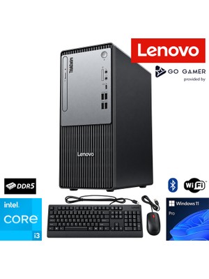 Lenovo Thinkcentre Neo 50T L32 Intel Core i3 14100 / 8GB DDR5 Ram / 1TB m.2 NVMe SSD / WiFi + BT / Windows 11 PRO Lenovo Masaüstü Bilgisayar