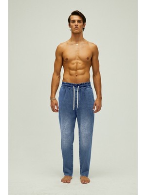 Bad Bear Eze Denım Pant Erkek Denim Pantolon Kot Baggy Tarzı Geniş Lastikli