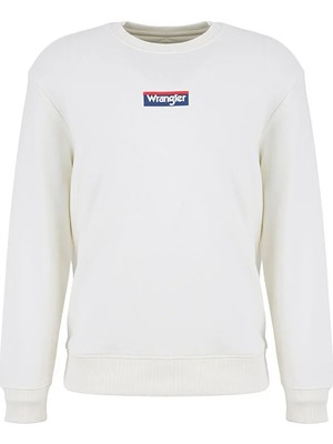 Wrangler Beyaz Erkek Sweatshirt W2620152