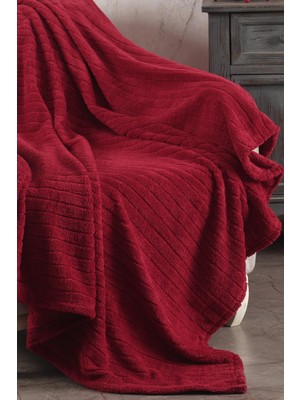 Seraser Home Tekstil Comfy | Çizgili Wellsoft Tv Battaniyesi 110X180 cm