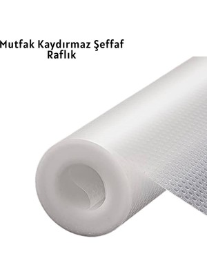 Efnaz Style Kaydırmaz Şeffaf Raflık