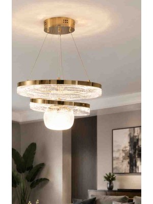 Ithal Yay Gold LED Avize Modeli
