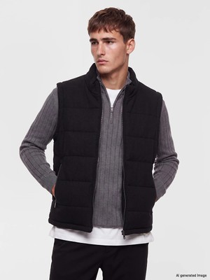 Lc Waikiki Yeni Sezon Lacivert Slim Fit Dik Yaka Erkek Şişme Yelek